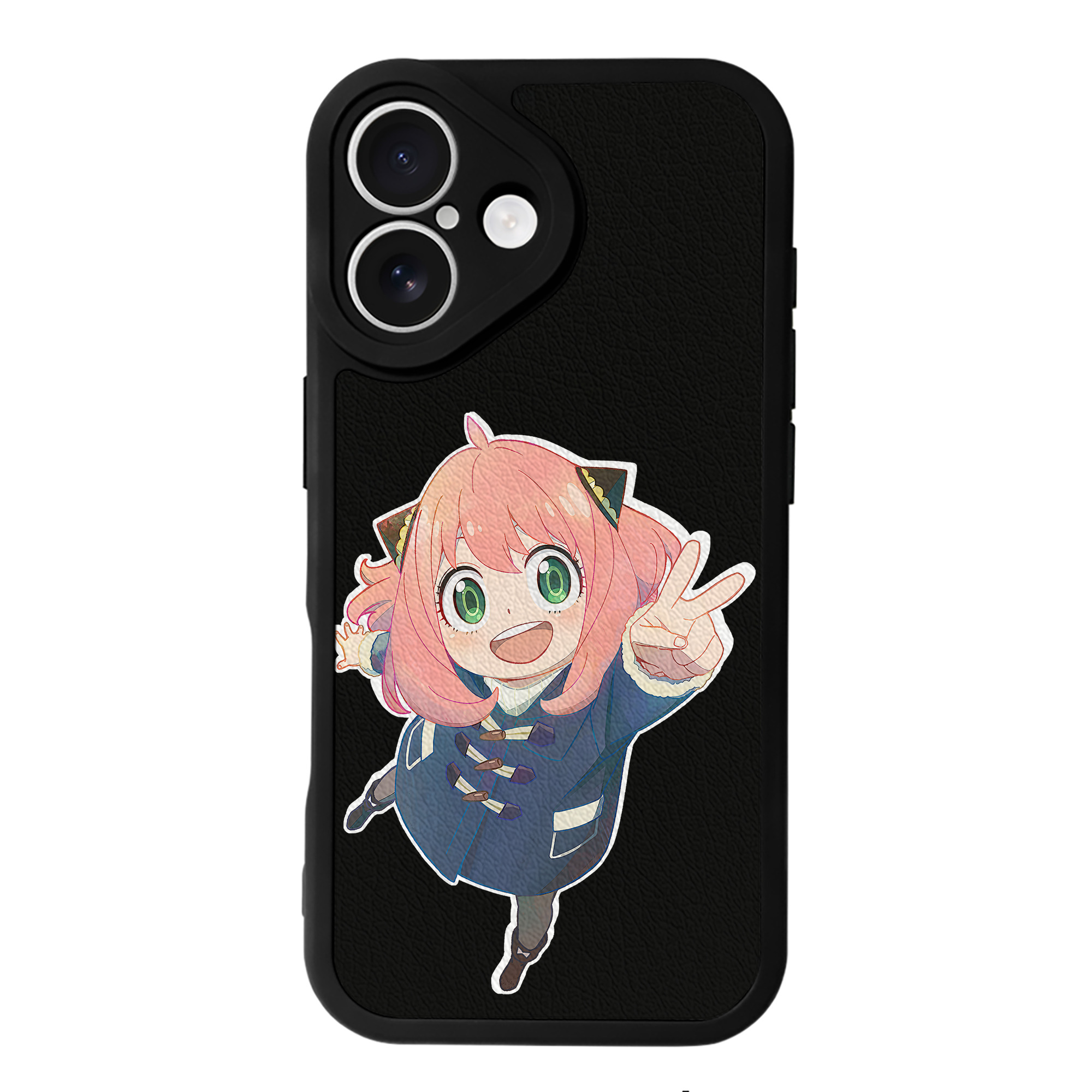 （画像用） SPY×FAMILY间谍家家酒 【iPhone 16シリーズ対応】シリコンスマホケース（レザー調） 材質：シリコン